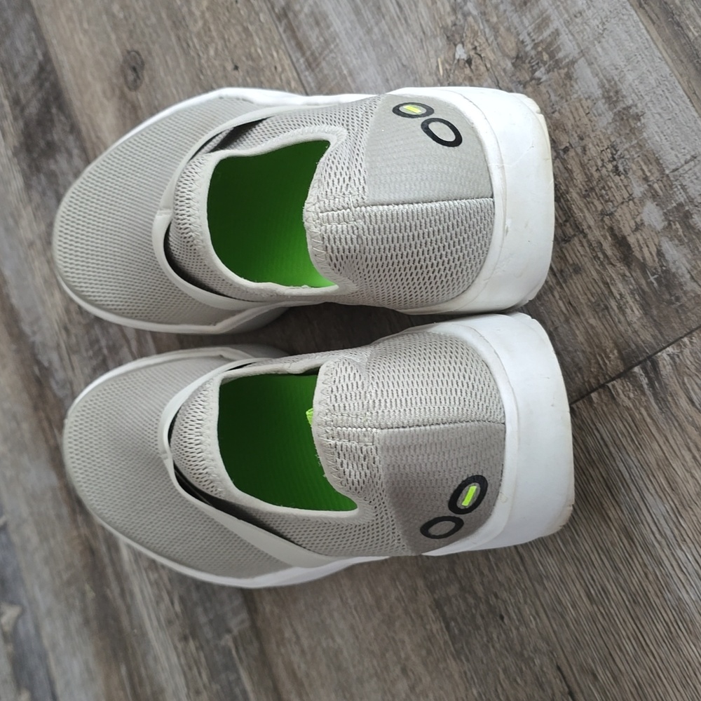 Oofos Pong Ezee Women's Size 8 Loafers Sneakers Grey Recovery Shoe - Picture 3 of 8